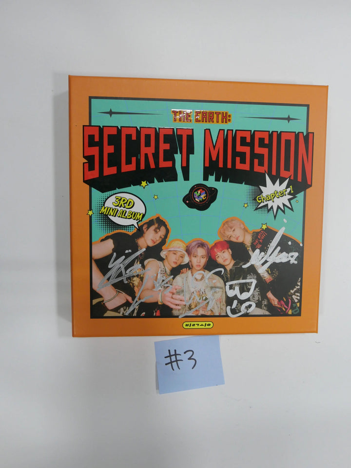 MCND "Secret Mission" 3rd mini - Hand Autographed(Signed) Promo Album - HALLYUSUPERSTORE