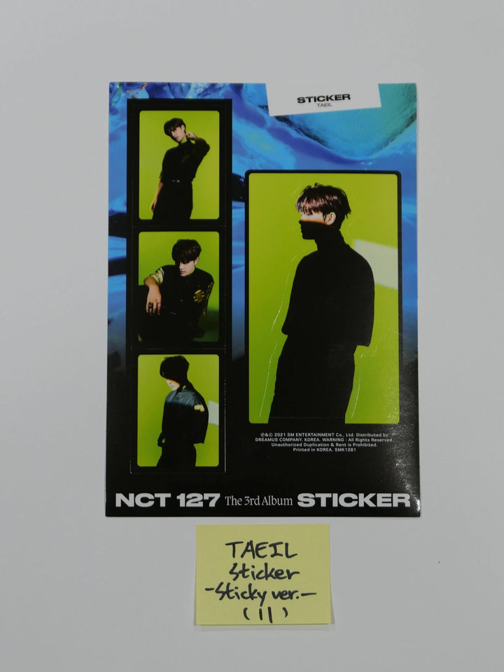 NCT 127 "Sticker" Official Postcard & Sticker (Sticker, Sticky, Seoul City Ver.) - HALLYUSUPERSTORE