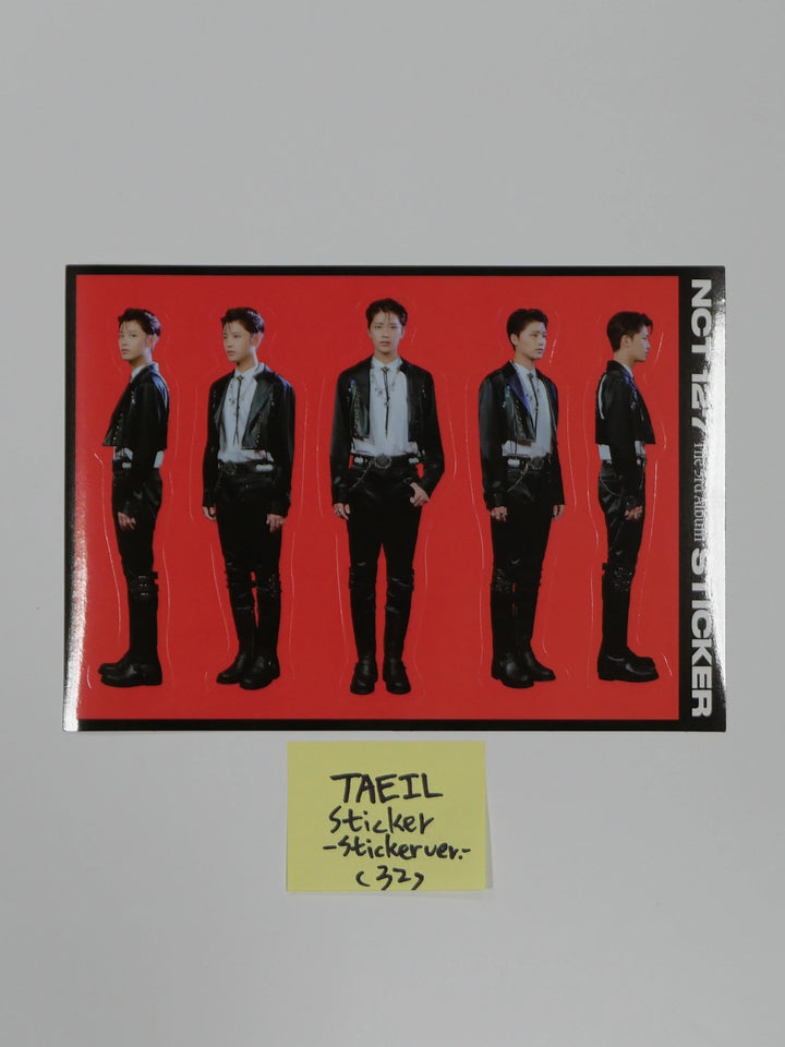 NCT 127 "Sticker" Official Postcard & Sticker (Sticker, Sticky, Seoul City Ver.) - HALLYUSUPERSTORE