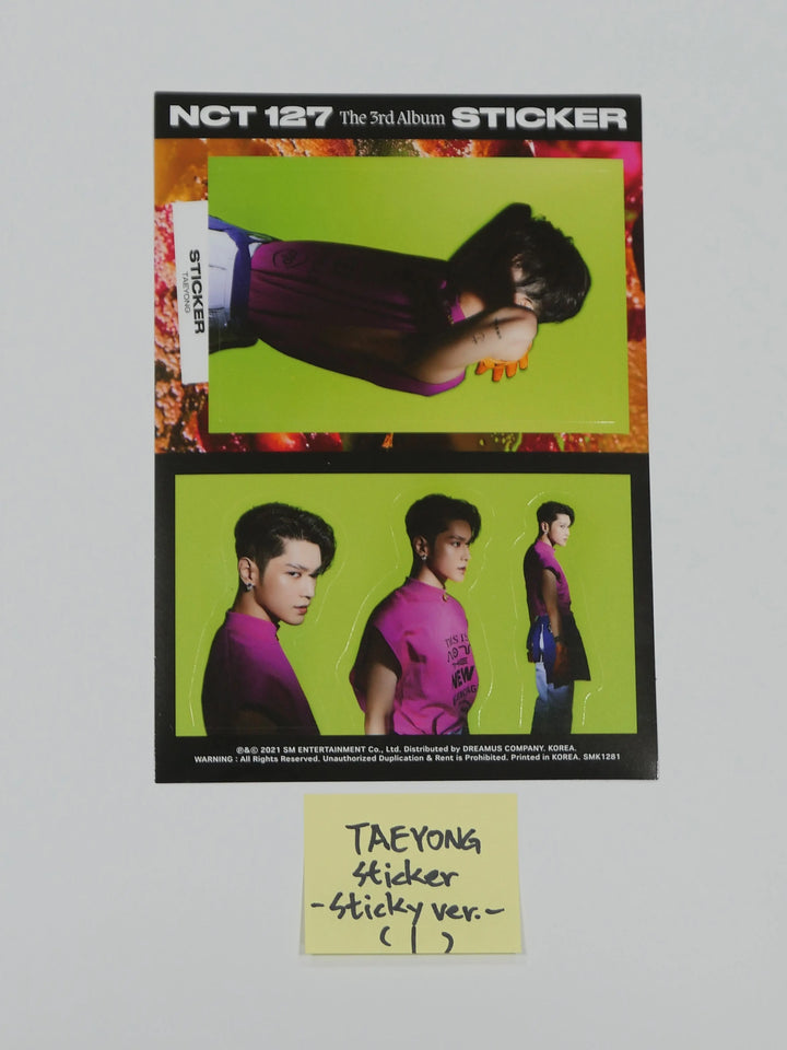 NCT 127 "Sticker" Official Postcard & Sticker (Sticker, Sticky, Seoul City Ver.) - HALLYUSUPERSTORE