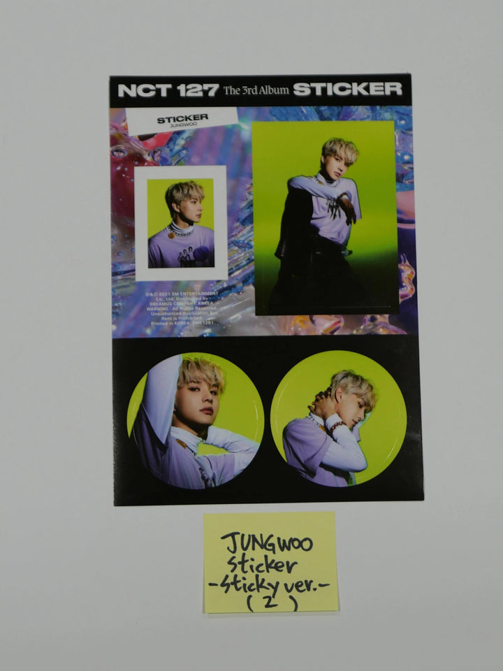 NCT 127 "Sticker" Official Postcard & Sticker (Sticker, Sticky, Seoul City Ver.) - HALLYUSUPERSTORE