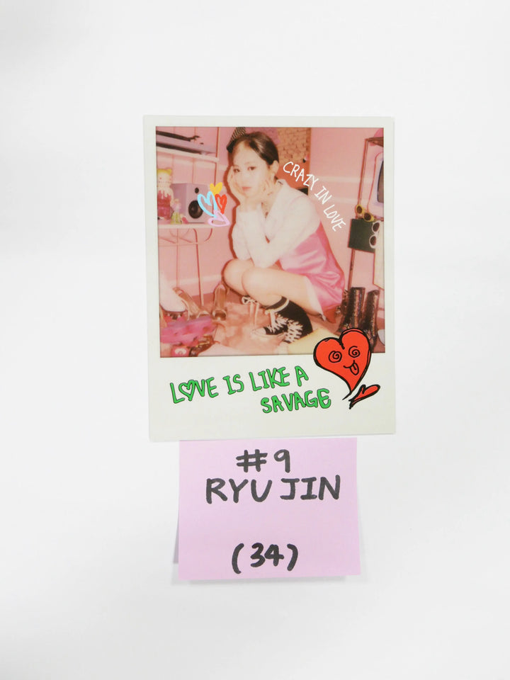 ITZY 'CRAZY IN LOVE' - Standing Card, Polaroid Photocard - HALLYUSUPERSTORE
