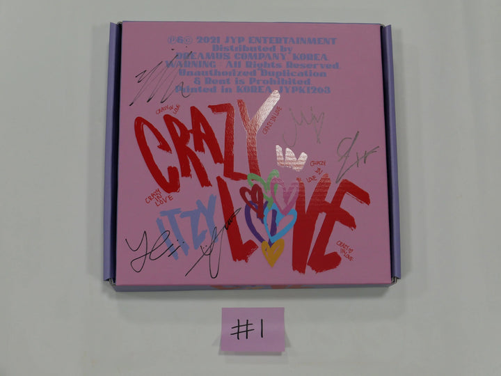 Itzy 'Crazy In Love' - Hand Autographed(Signed) Promo Album - HALLYUSUPERSTORE