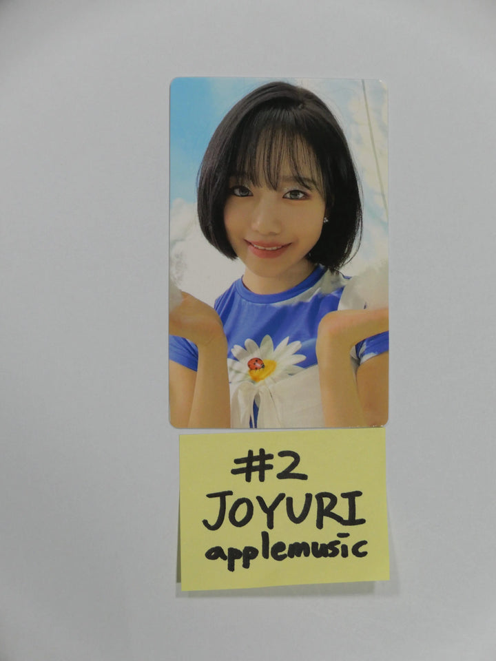 JO YURI (Of IZONE) 'GLASSY' 1st single - Applemusic Pre-Order Benefit Photocard - HALLYUSUPERSTORE