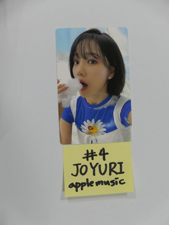 JO YURI (Of IZONE) 'GLASSY' 1st single - Applemusic Pre-Order Benefit Photocard - HALLYUSUPERSTORE