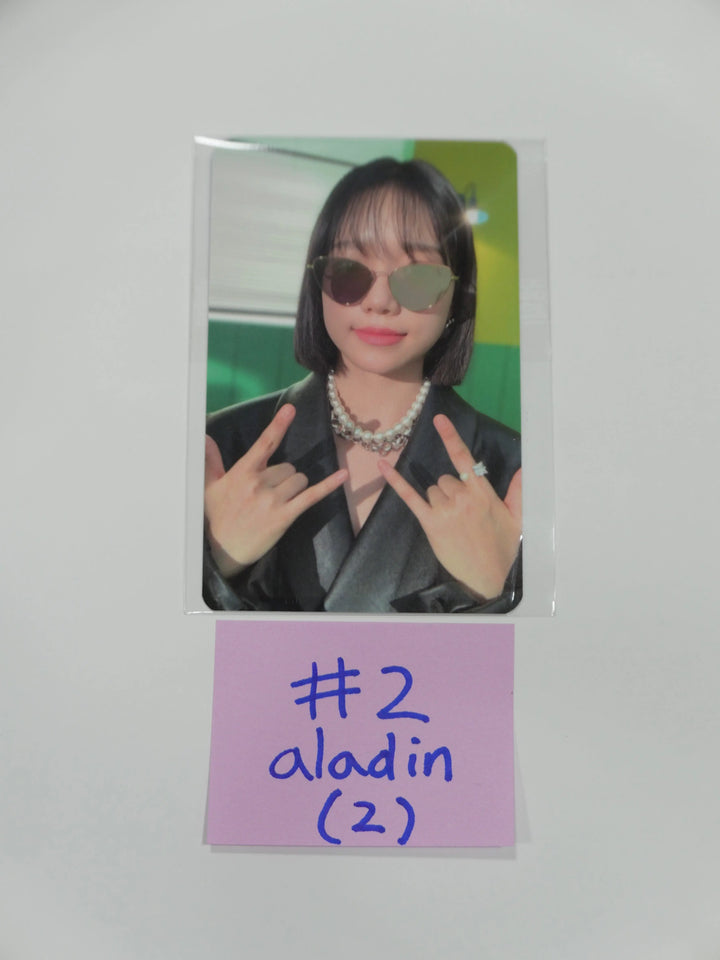 JO YURI (Of IZONE) 'GLASSY' 1st single - Aladin Fansign Event Photocard - HALLYUSUPERSTORE