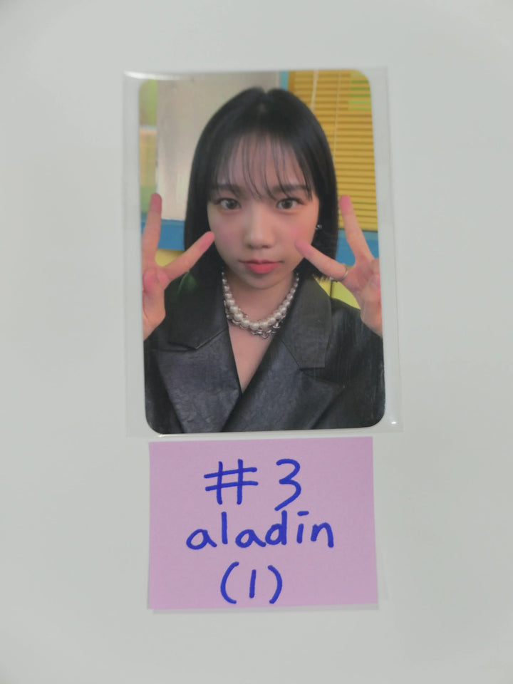 JO YURI (Of IZONE) 'GLASSY' 1st single - Aladin Fansign Event Photocard - HALLYUSUPERSTORE