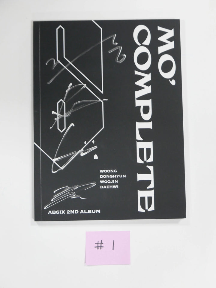 AB6IX "Mo' Complete" 4th - Hand Autographed (Signed) Promo Album - HALLYUSUPERSTORE