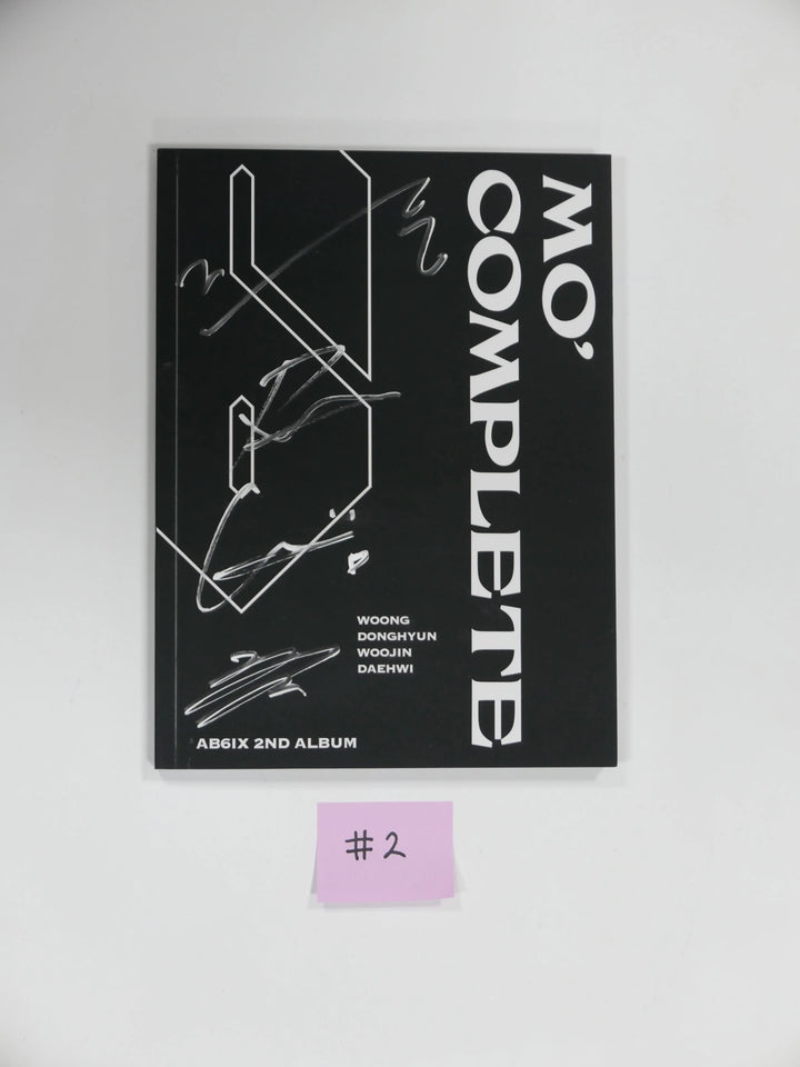 AB6IX "Mo' Complete" 4th - Hand Autographed (Signed) Promo Album - HALLYUSUPERSTORE