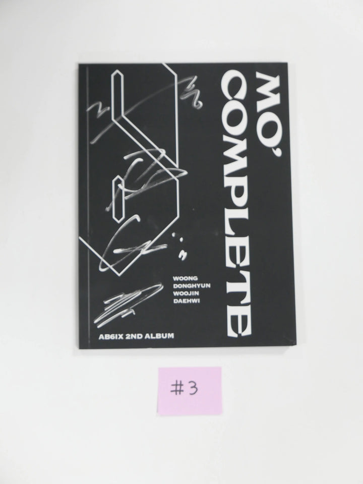 AB6IX "Mo' Complete" 4th - Hand Autographed (Signed) Promo Album - HALLYUSUPERSTORE