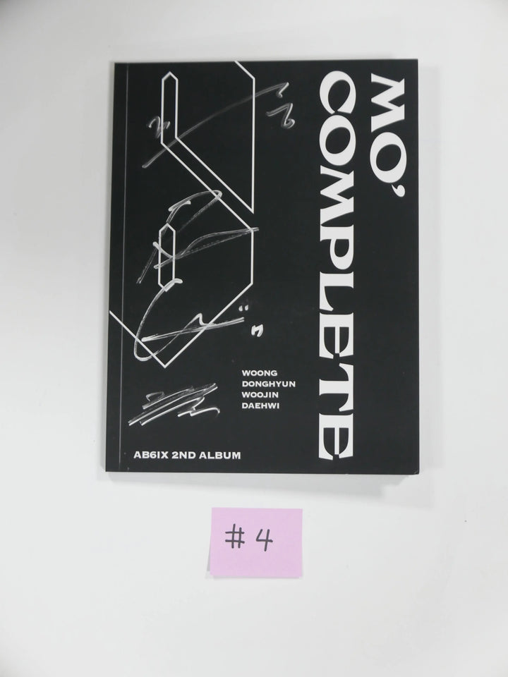 AB6IX "Mo' Complete" 4th - Hand Autographed (Signed) Promo Album - HALLYUSUPERSTORE