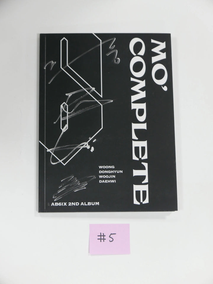 AB6IX "Mo' Complete" 4th - Hand Autographed (Signed) Promo Album - HALLYUSUPERSTORE