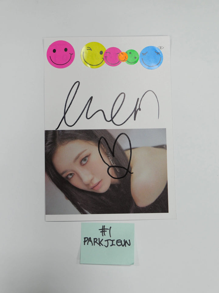 Purple Kiss 'HIDE & SEEK', 'INTO VIOLET' - A Cut Page From Fansign Event Albums - HALLYUSUPERSTORE