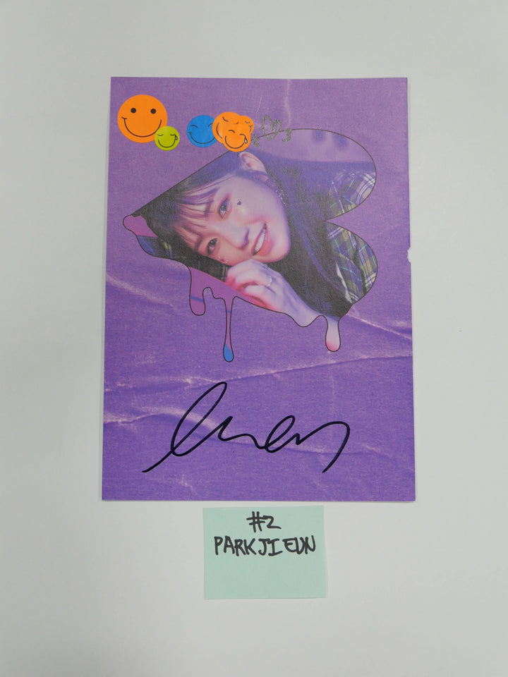 Purple Kiss 'HIDE & SEEK', 'INTO VIOLET' - A Cut Page From Fansign Event Albums - HALLYUSUPERSTORE