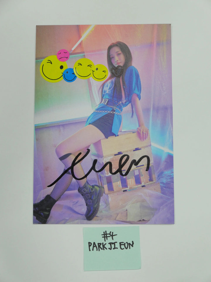 Purple Kiss 'HIDE & SEEK', 'INTO VIOLET' - A Cut Page From Fansign Event Albums - HALLYUSUPERSTORE