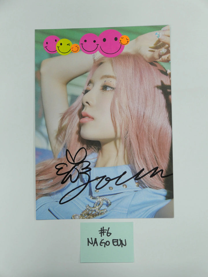 Purple Kiss 'HIDE & SEEK', 'INTO VIOLET' - A Cut Page From Fansign Event Albums - HALLYUSUPERSTORE