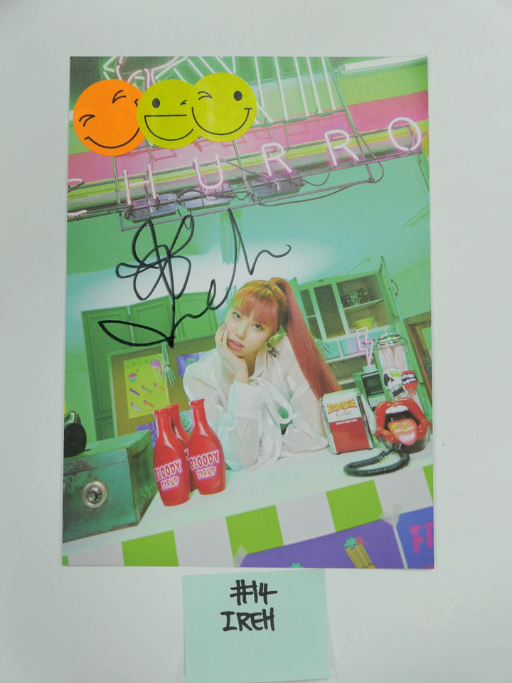 Purple Kiss 'HIDE & SEEK', 'INTO VIOLET' - A Cut Page From Fansign Event Albums - HALLYUSUPERSTORE