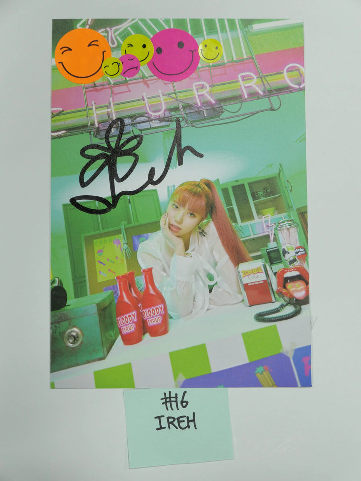 Purple Kiss 'HIDE & SEEK', 'INTO VIOLET' - A Cut Page From Fansign Event Albums - HALLYUSUPERSTORE