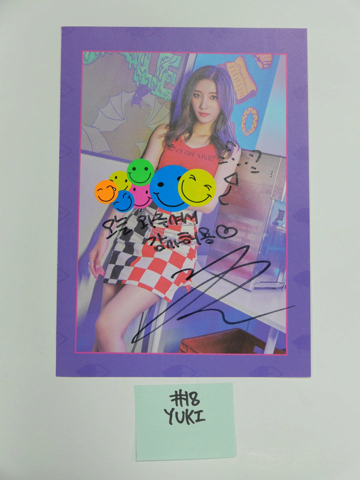 Purple Kiss 'HIDE & SEEK', 'INTO VIOLET' - A Cut Page From Fansign Event Albums - HALLYUSUPERSTORE