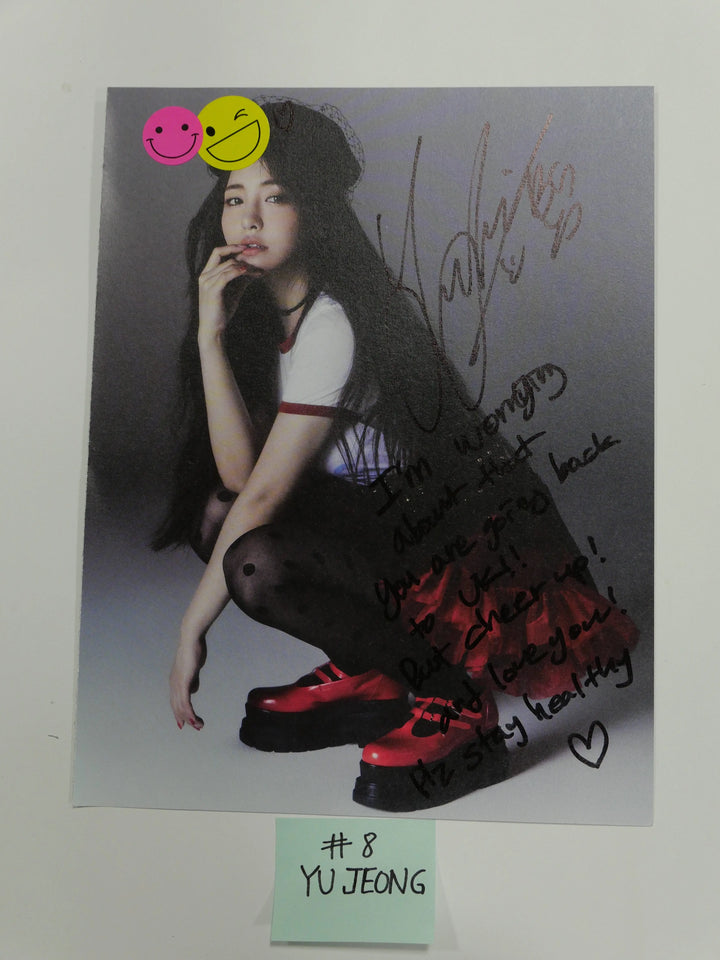 StayC 'STEREOTYPE' , Brave Girls'We Ride' - A Cut Page From Fansign Event Albums - HALLYUSUPERSTORE