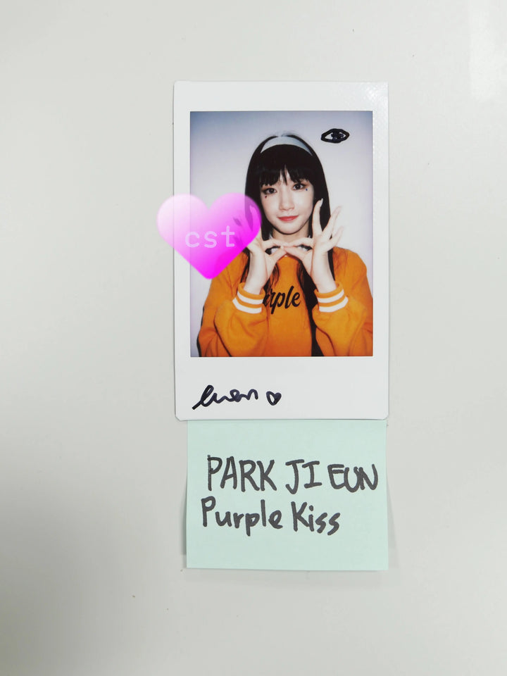 PIXY, LIGHTSUM, Hot Issue, Purple Kiss - Hand Autographed(Signed) Polaroid, Photocard, Keyring - HALLYUSUPERSTORE