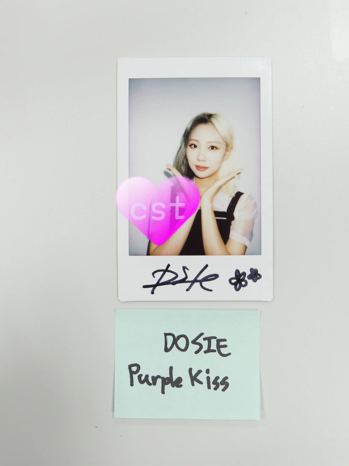 PIXY, LIGHTSUM, Hot Issue, Purple Kiss - Hand Autographed(Signed) Polaroid, Photocard, Keyring - HALLYUSUPERSTORE