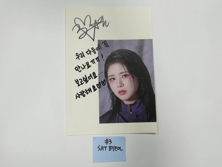 Pixy 'Temptation' - A Cut Page From Fansign Event Albums - HALLYUSUPERSTORE