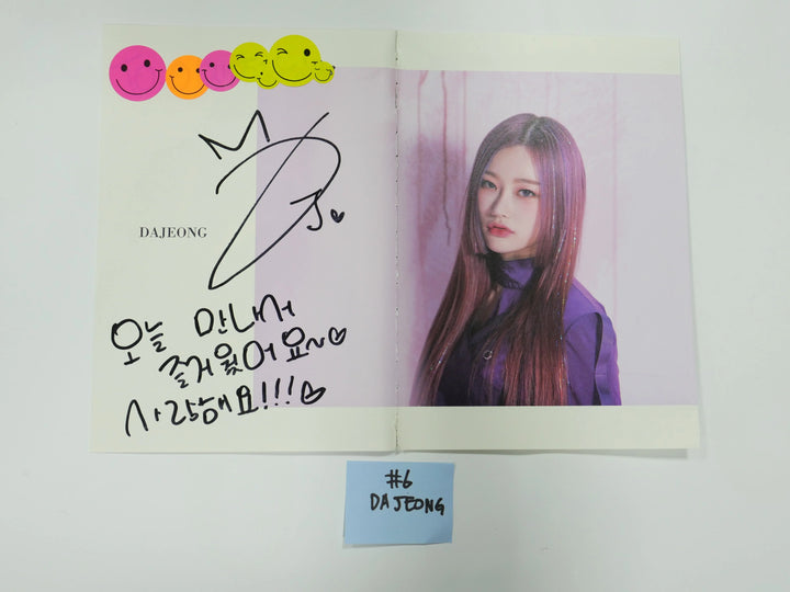 Pixy 'Temptation' - A Cut Page From Fansign Event Albums - HALLYUSUPERSTORE