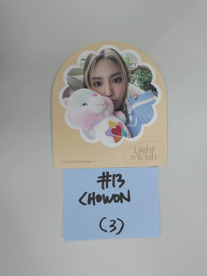 Lightsum 'Light a Wish' 2nd - Official Photocard - HALLYUSUPERSTORE