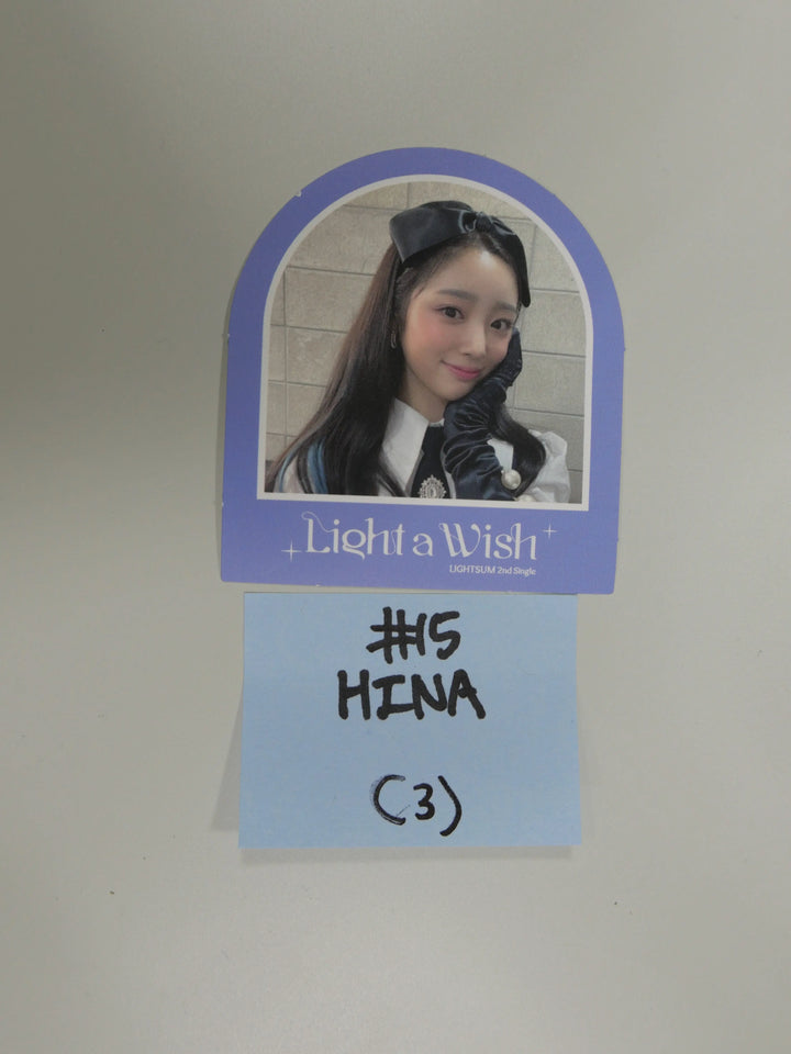 Lightsum 'Light a Wish' 2nd - Official Photocard - HALLYUSUPERSTORE