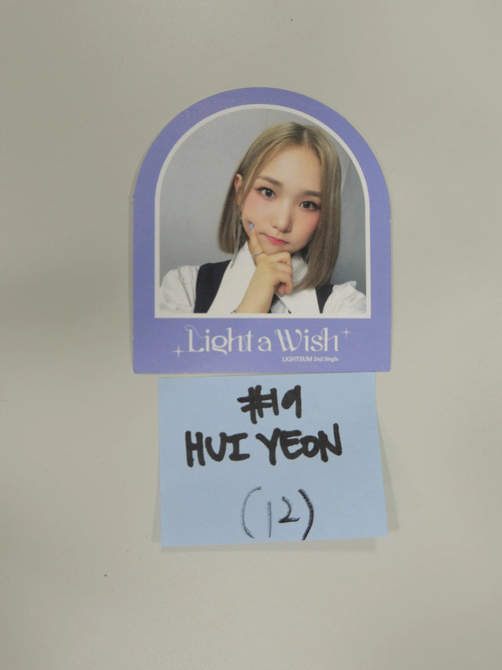 Lightsum 'Light a Wish' 2nd - Official Photocard - HALLYUSUPERSTORE