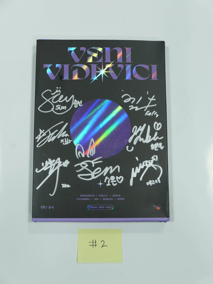 TRI.BE 'VENI VIDI VICI' 1st  - Hand Autographed(Signed) Promo Album - HALLYUSUPERSTORE