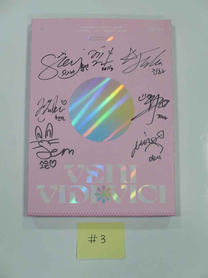 TRI.BE 'VENI VIDI VICI' 1st  - Hand Autographed(Signed) Promo Album - HALLYUSUPERSTORE