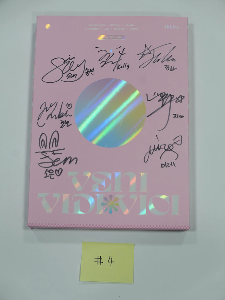 TRI.BE 'VENI VIDI VICI' 1st  - Hand Autographed(Signed) Promo Album - HALLYUSUPERSTORE