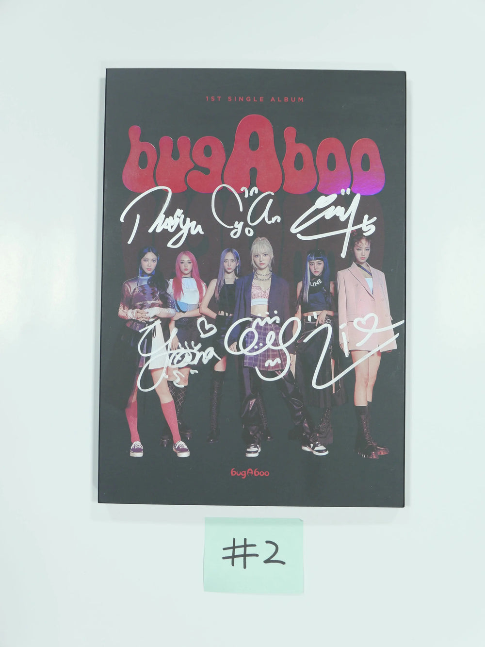 Bugaboo 'Bugaboo' 1st Single - Hand Autographed(Signed) Promo Album - HALLYUSUPERSTORE