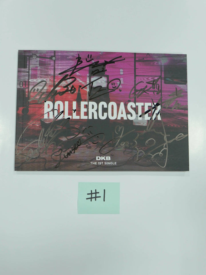DKB 'Rollercoaster' 1st - Hand Autographed(Signed) Promo Album - HALLYUSUPERSTORE