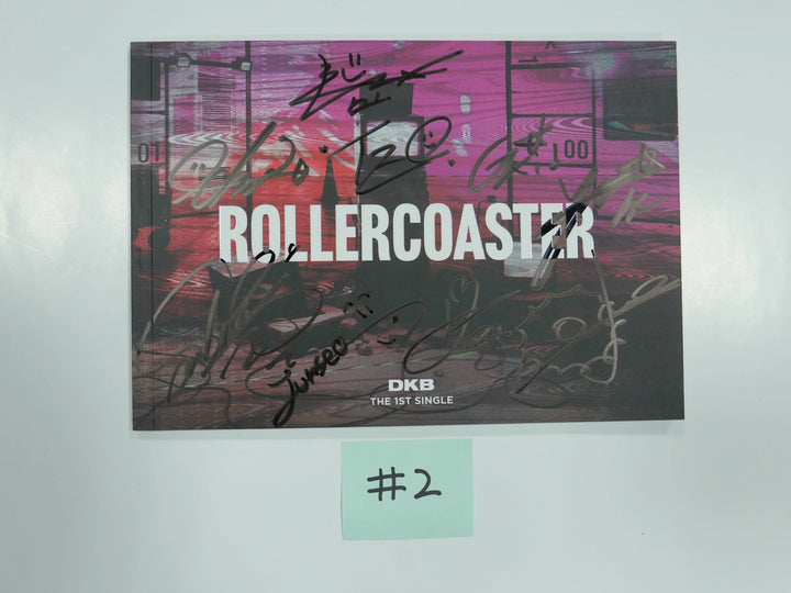 DKB 'Rollercoaster' 1st - Hand Autographed(Signed) Promo Album - HALLYUSUPERSTORE