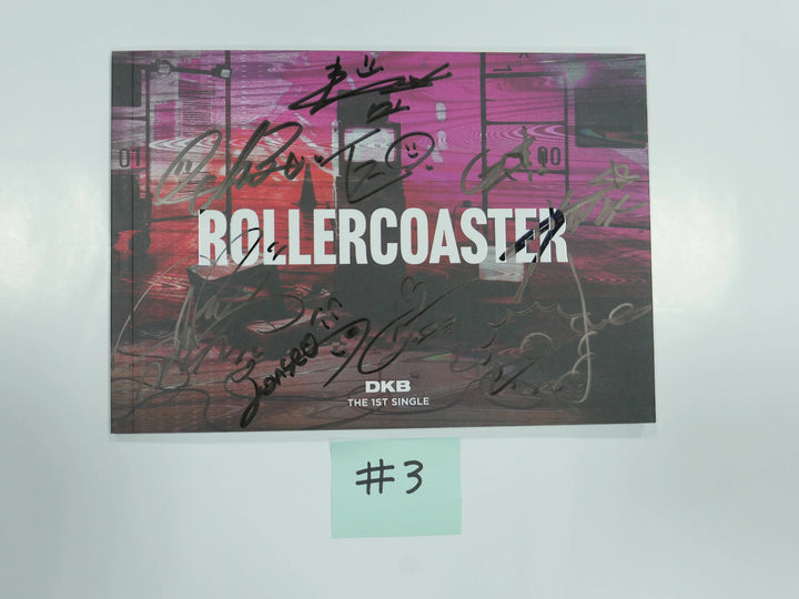 DKB 'Rollercoaster' 1st - Hand Autographed(Signed) Promo Album - HALLYUSUPERSTORE