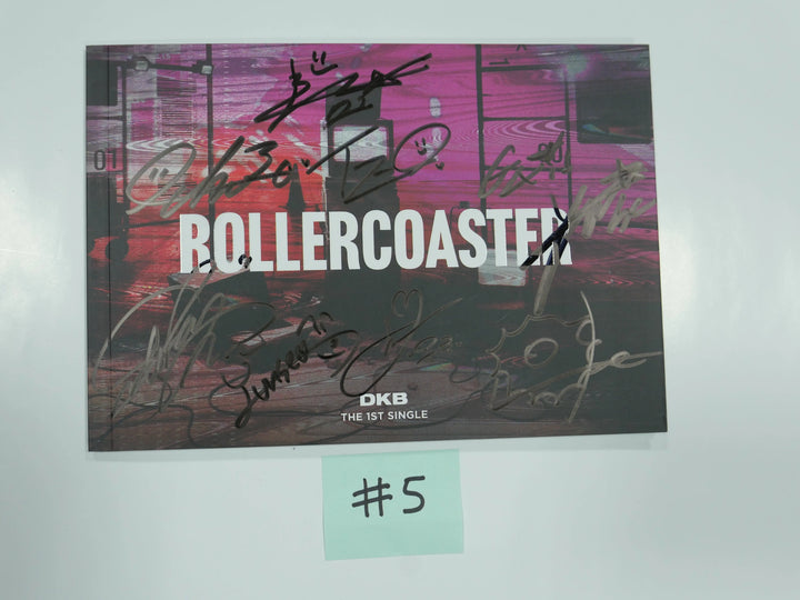 DKB 'Rollercoaster' 1st - Hand Autographed(Signed) Promo Album - HALLYUSUPERSTORE