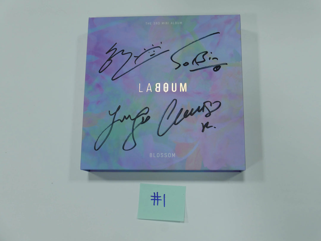 LABOUM 'BLOSSOM' - Hand Autograhed(Signed) Promo Ablum - HALLYUSUPERSTORE