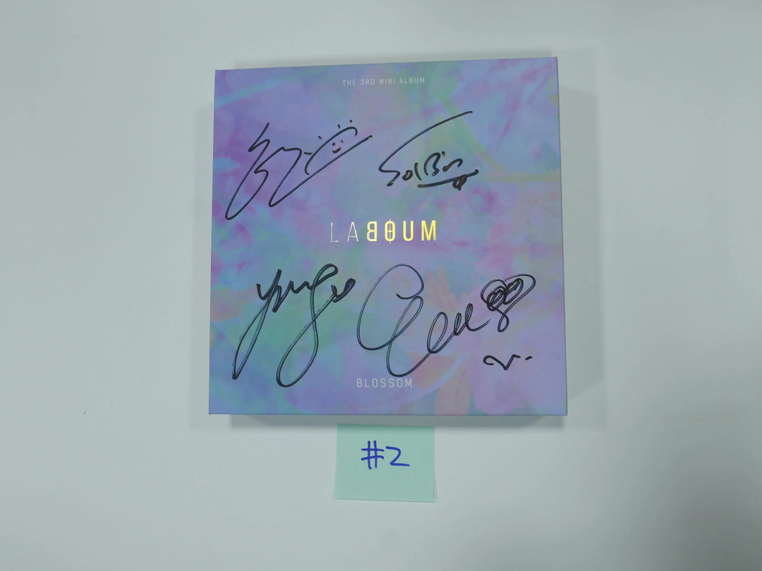 LABOUM 'BLOSSOM' - Hand Autograhed(Signed) Promo Ablum - HALLYUSUPERSTORE