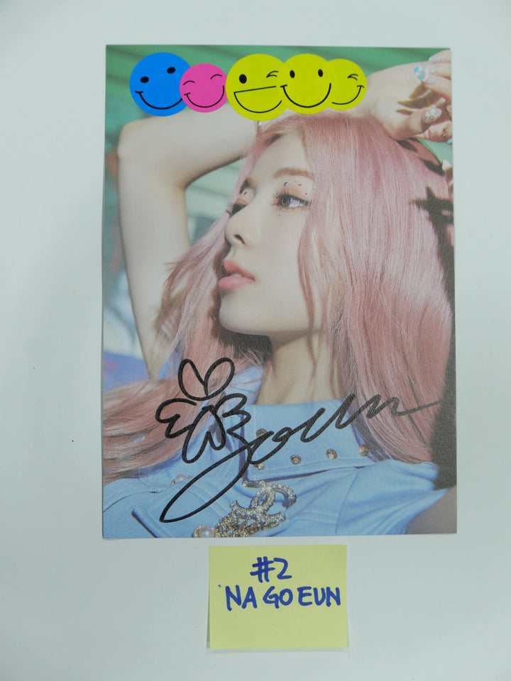 Purple Kiss 'HIDE & SEEK', Pixy 'Temptation'- A Cut Page From Fansign Event Albums - HALLYUSUPERSTORE