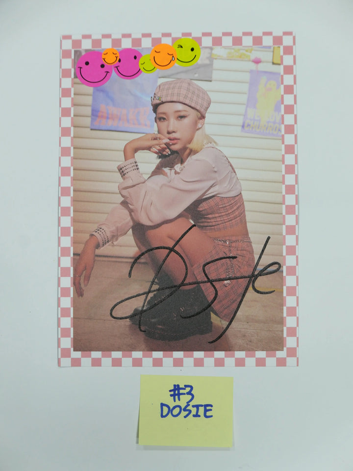 Purple Kiss 'HIDE & SEEK', Pixy 'Temptation'- A Cut Page From Fansign Event Albums - HALLYUSUPERSTORE