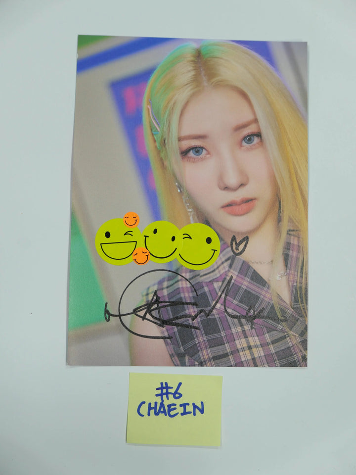 Purple Kiss 'HIDE & SEEK', Pixy 'Temptation'- A Cut Page From Fansign Event Albums - HALLYUSUPERSTORE