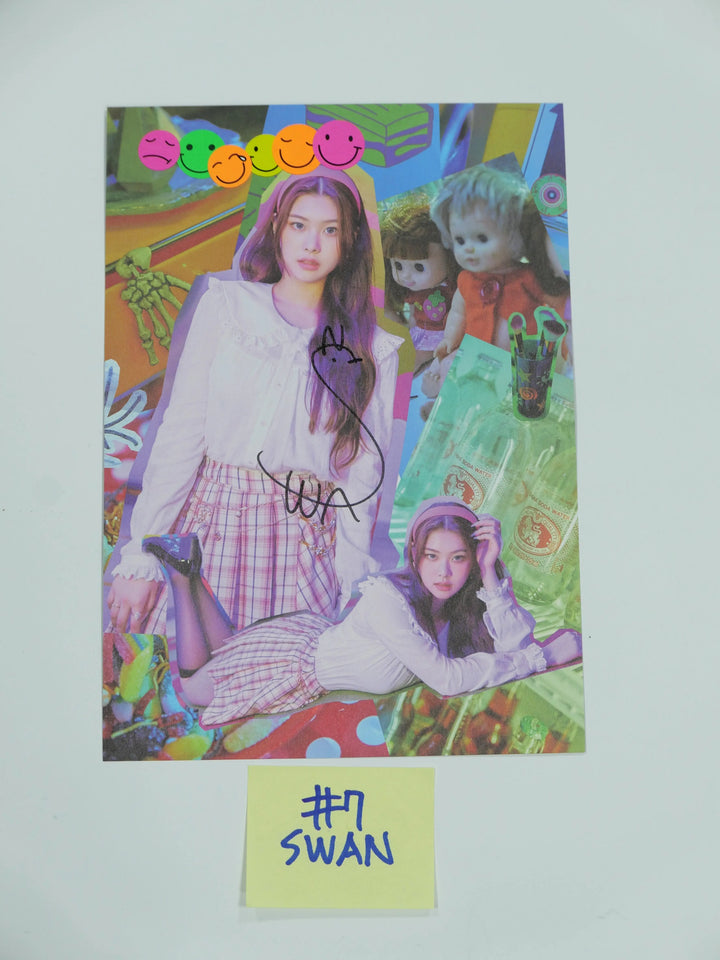 Purple Kiss 'HIDE & SEEK', Pixy 'Temptation'- A Cut Page From Fansign Event Albums - HALLYUSUPERSTORE
