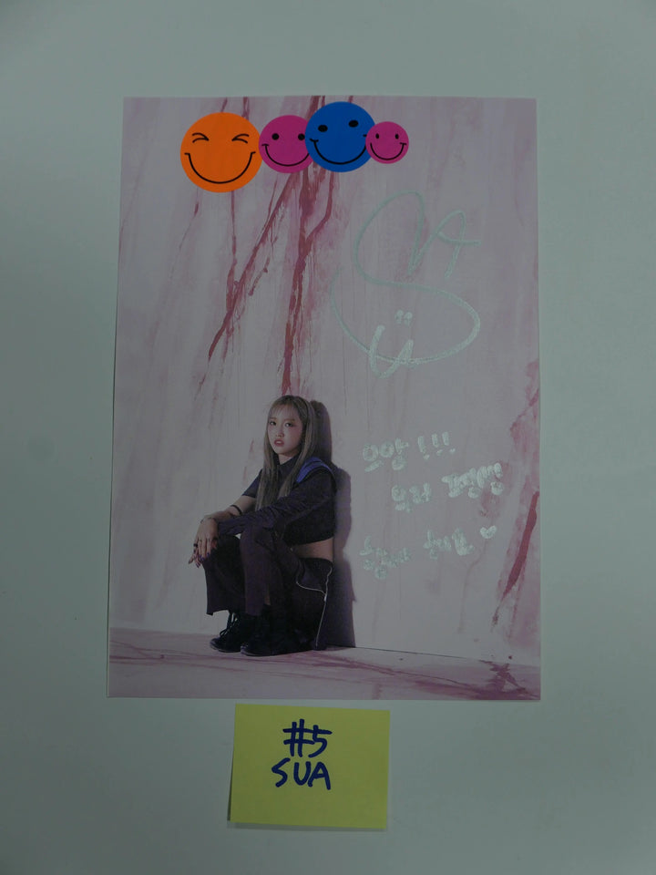Purple Kiss 'HIDE & SEEK', Pixy 'Temptation'- A Cut Page From Fansign Event Albums - HALLYUSUPERSTORE