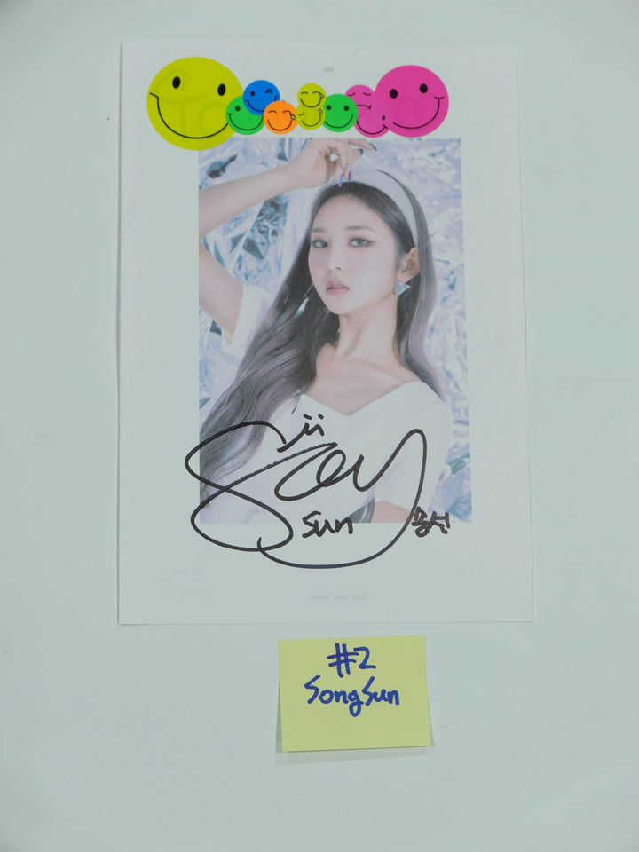 TRI.BE ‘VENI VIDI VICI’ 1st – A Cut Page From Fansign Event Albums - HALLYUSUPERSTORE