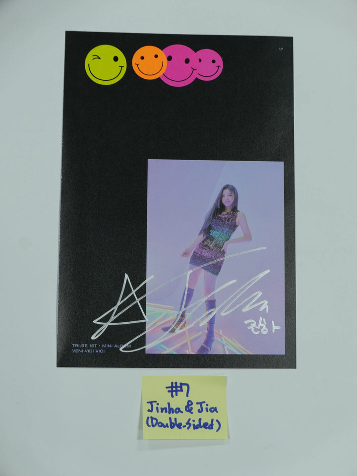 TRI.BE ‘VENI VIDI VICI’ 1st – A Cut Page From Fansign Event Albums - HALLYUSUPERSTORE
