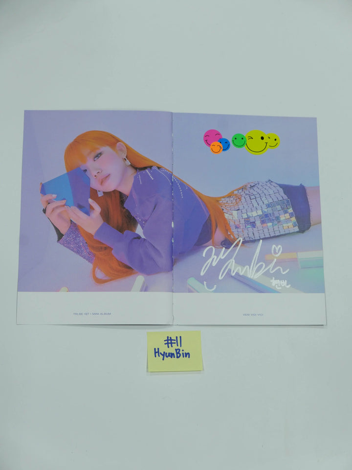 TRI.BE ‘VENI VIDI VICI’ 1st – A Cut Page From Fansign Event Albums - HALLYUSUPERSTORE