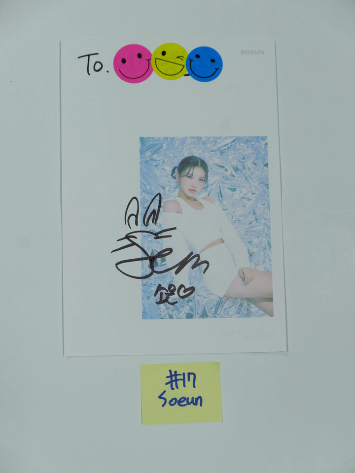 TRI.BE ‘VENI VIDI VICI’ 1st – A Cut Page From Fansign Event Albums - HALLYUSUPERSTORE